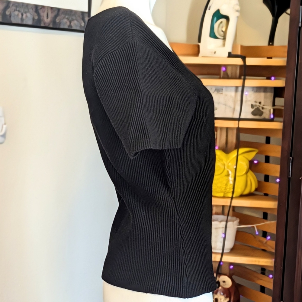 Bar III Ribbed Top - Picture 2 of 4